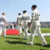 England walk out at Edgbaston ahead of Ashes first Test match