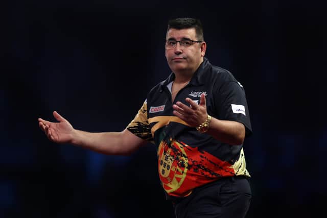 Jose De Sousa and Portugal have been eliminated from the World Cup of Darts 2023 - Credit: Getty