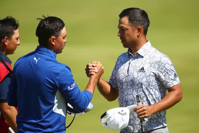 Rickie Fowler and Xander Schauffele now hold the record for the lowest score at a US Open event - Credit: Getty