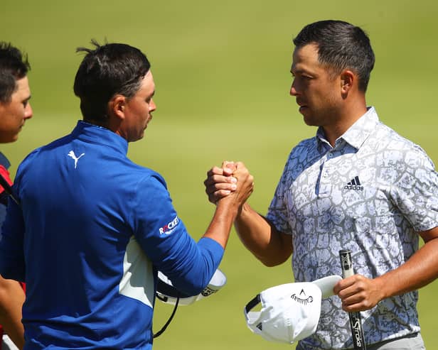Rickie Fowler and Xander Schauffele now hold the record for the lowest score at a US Open event - Credit: Getty