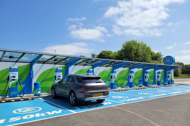 EV charging provision is improving all the time, especially around major roads, but coverage is still patchy (Photo: Matt Allan)