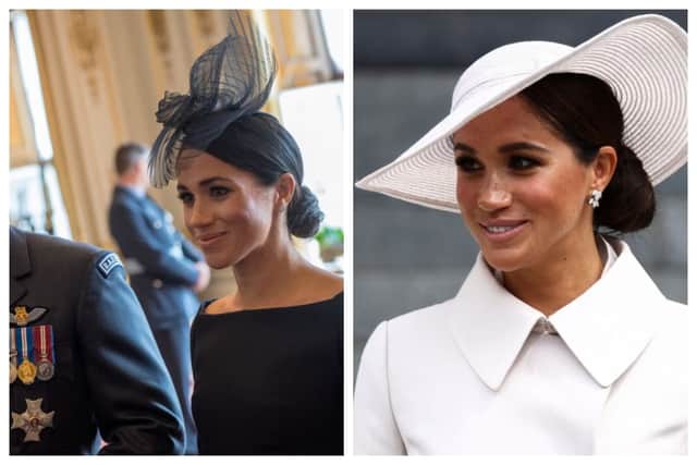 Meghan Markle has worn Dior on more than one occasion over the years. Photographs by Getty