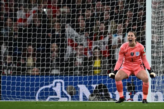 Mary Earps is still “on a mission” to make goalkeeping cool. (Photo by BEN STANSALL/AFP via Getty Images)