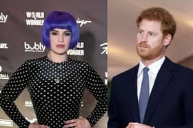 Kelly Osbourne had a bone to pick with Prince Harry (Pic:Getty)