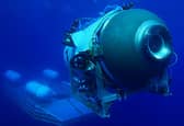 OceanGate Expeditions of their submersible vessel named Titan, launching from its platform, which is used to visit the wreckage site of the Titanic. (OceanGate Expeditions/PA Wire)