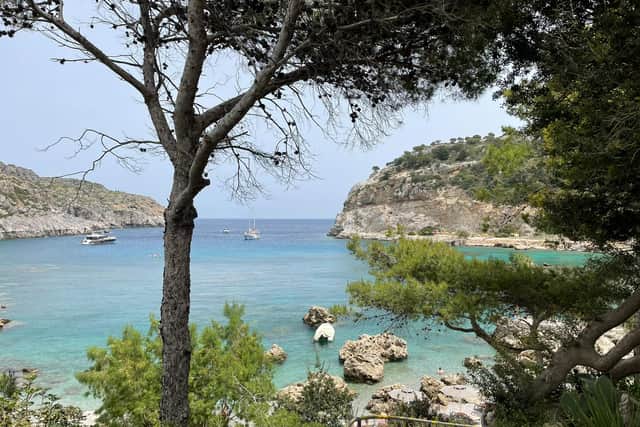 Antony Quinn Bay, Rhodes. Photo credit: Hannah Waddington