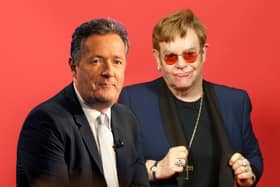 Elton John and Piers Morgan have had their ups and downs (Pic:Getty)