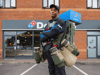 Domino's Trial Jet Suit Delivery in Glastonbury 