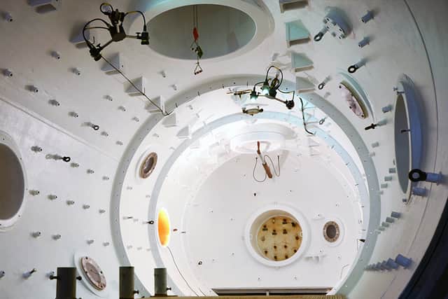 A hyperbaric tank used to test if a deep sea vessel can withstand the atmospheric pressure found in the deepest parts of the ocean (Credit: JFD)