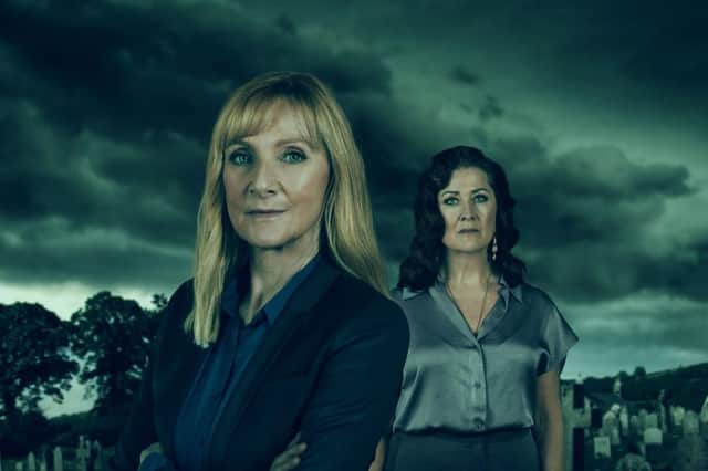 Lesley Sharp as Hannah Laing and Kazia Pelka as Dubravka Mimica in Before We Die (Credit: Sofie Gheysens/Channel 4)