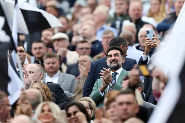 Newcastle United chairman Yasir Al-Rumayyan at St James' Park. (Pic: Getty Images)