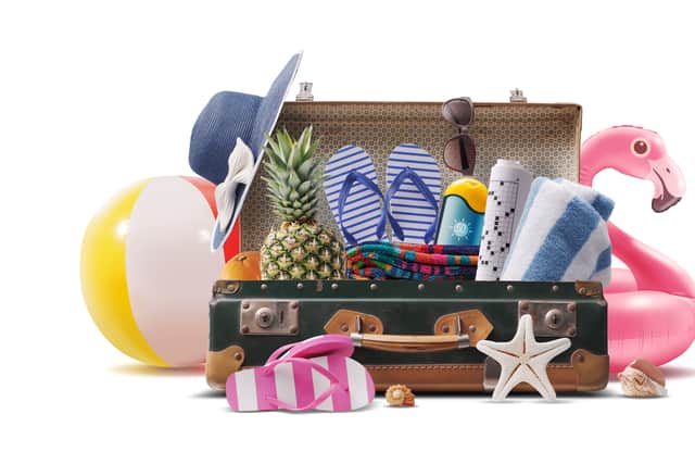 Taking a pineapple and fully blown-up inflatables in your holiday packing is Right Out, Readers. Photo credit: Adobe