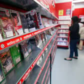 Pre-loved video games for sale in a CeX store (Photo: Mario Tama/Getty Images)