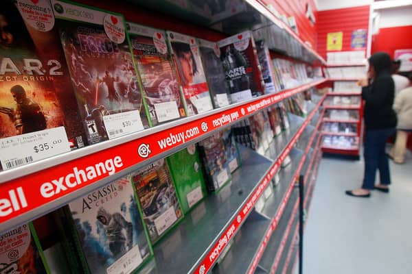 Pre-loved video games for sale in a CeX store (Photo: Mario Tama/Getty Images)