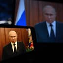 Vladimir Putin has addressed the Russian public for the first time since the attempted rebellion in Moscow (Credit: AFP via Getty Images)