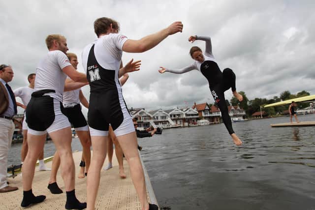 Rowers have been advised against tossing coxswains into the Thames (Image: Getty Images)
