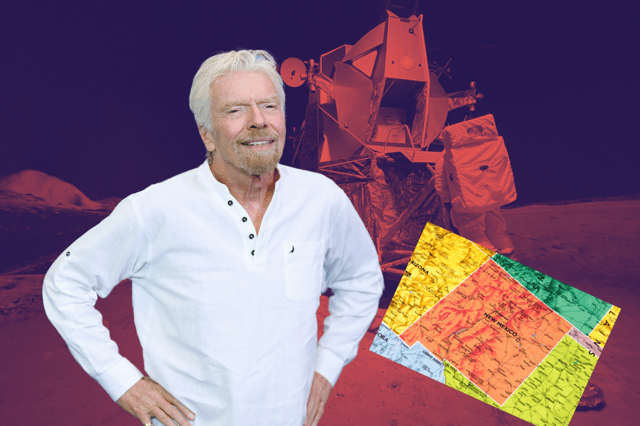 How the Apollo missions led to Sir Richard Branson dedicating his life to commercial space travel (credit: Getty Images/Canva)