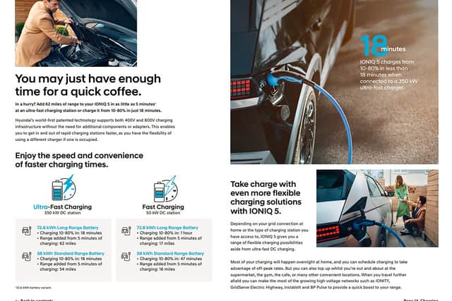 The ASA said Hyundai's charging speed claims didn't make clear the impact several variables could have (Photo: ASA)