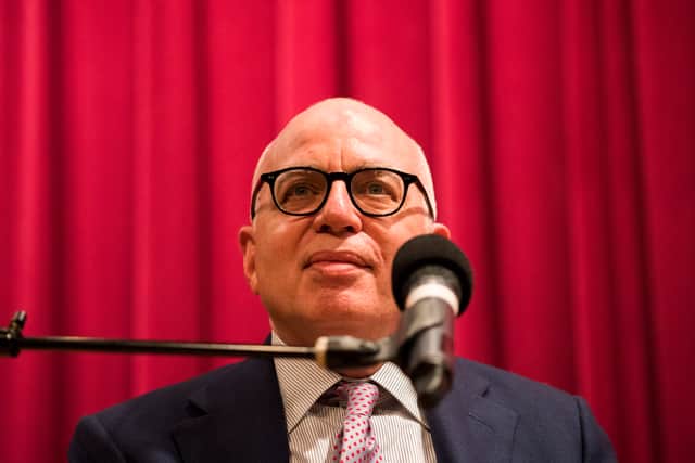 Author Michael Wolff discusses his controversial book on the Trump administration titled "Fire and Fury" on January 16, 2018 in Philadelphia, Pennsylvania.  (Photo by Jessica Kourkounis/Getty Images)