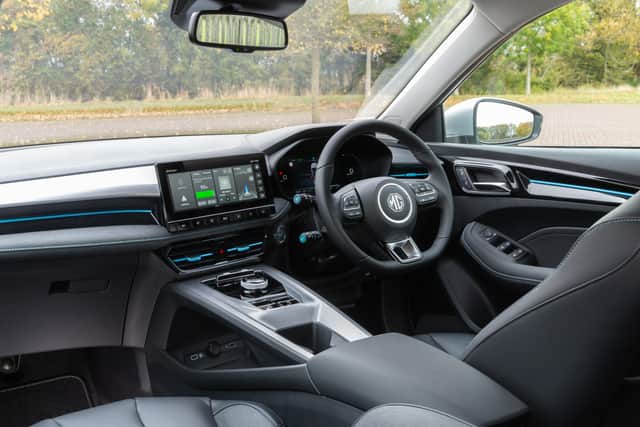 The MG5's new interior is a noticably improvement on the older version (Photo: MG)