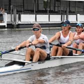 The Melbourne University crew had to paddle in after being disqualified (Image: HRR Photo)