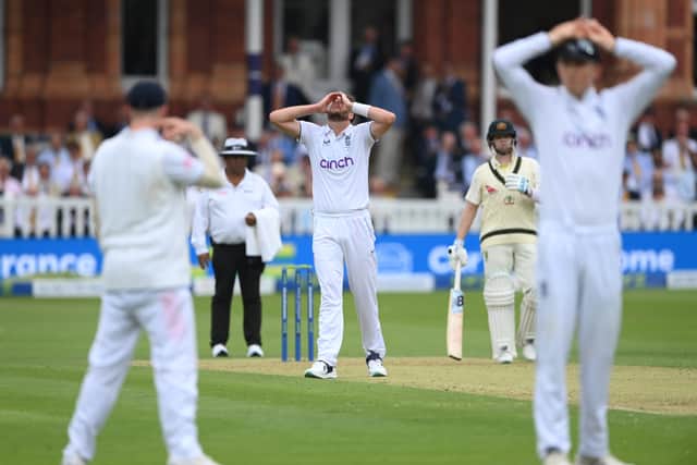 England struggled against Australia on Day 1 of the second Test (Image: Getty Images)
