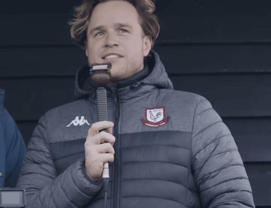 Former X Factor star Olly Murs was a shareholder at Coggeshall Town. (YouTube)