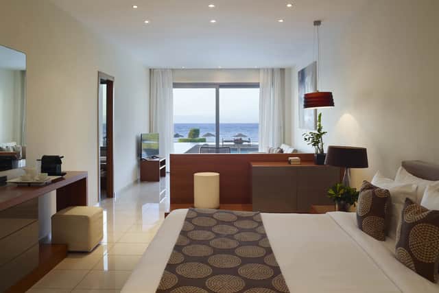 The sea view from the Beach Front Suites