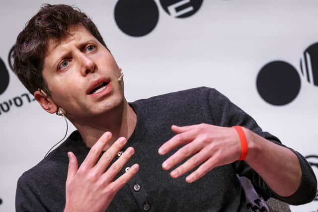 Sam Altman, US entrepreneur, investor, programmer, and founder and CEO of artificial intelligence company OpenAI, speaks at Tel Aviv University in Tel Aviv on June 5, 2023. (Photo by JACK GUEZ / AFP) (Photo by JACK GUEZ/AFP via Getty Images)