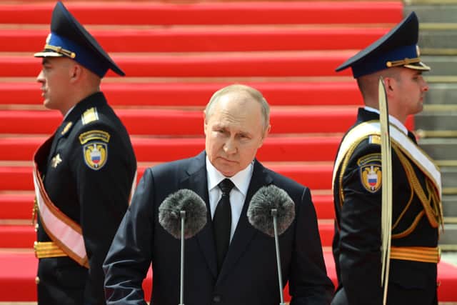 Putin's position has been weakened after the attempted mutiny on Moscow. (Credit: Getty Images)