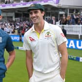 Ben Stokes and Pat Cummins following conclusion of second Ashes Test match