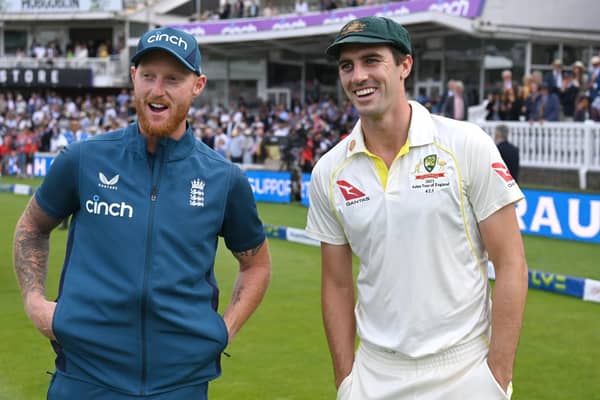 Ben Stokes and Pat Cummins following conclusion of second Ashes Test match