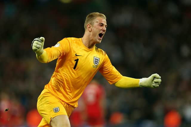 Joe Hart went on to become England's first choice shot-stopper for around 7 years. (Getty Images)