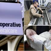 An animal resomation machine and the product of the process - the Co-op is set to offer the practice to those in the UK (Photos: PA Media/Getty Images)