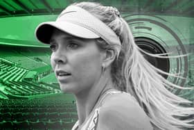 Katie Boulter at Wimbledon 2023
