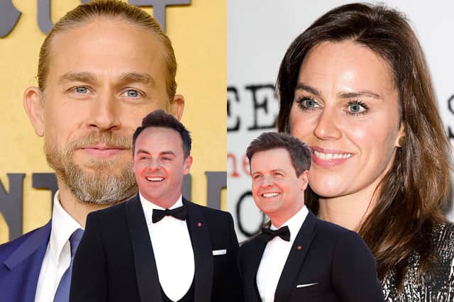 The biggest names from the show include Ant and Dec and Charlie Hunnam(Image: NationalWorld/Mark Hall/ Getty)