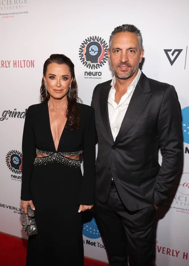 Kyle Richards and Mauricio Umansky attend the Homeless Not Toothless Hollywood Gala at The Beverly Hilton on April 22, 2023 in Beverly Hills, California. (Photo by Jesse Grant/Getty Images for Homeless Not Toothless)