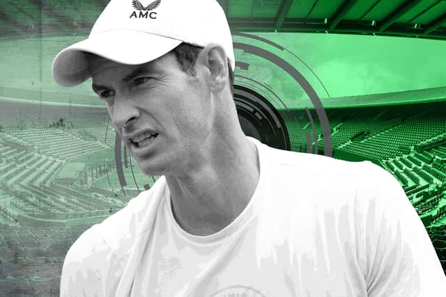 Andy Murray at Wimbledon 2023