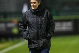 Hannah Dingley; the first female coach of an English men's professional team (Credit: Forest Green Rovers)