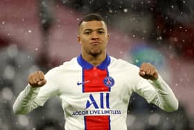 Kylian Mbappe has been linked with a move to Saudi Arabia this summer. (Getty Images)
