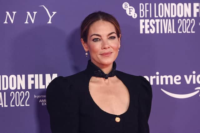 LONDON, ENGLAND - OCTOBER 07: Michelle Monaghan attends the "Nanny" European Premiere during the 66th BFI London Film Festival at The Royal Festival Hall on October 07, 2022 in London, England. (Photo by Kate Green/Getty Images for BFI)