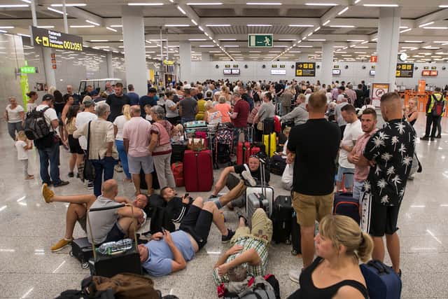 Brits warned of summer travel chaos due to air traffic control strikes. (Photo: AFP via Getty Images) 