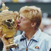 Boris Becker is the youngest ever winner of the gentlemen’s singles Wimbledon Championships title, doing so aged 17