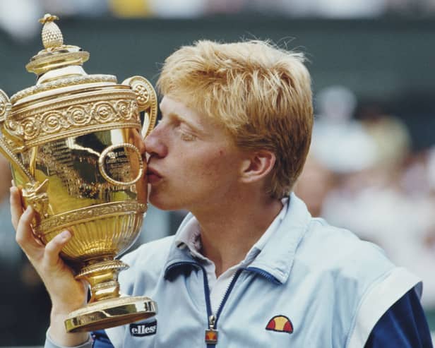 Boris Becker is the youngest ever winner of the gentlemen’s singles Wimbledon Championships title, doing so aged 17