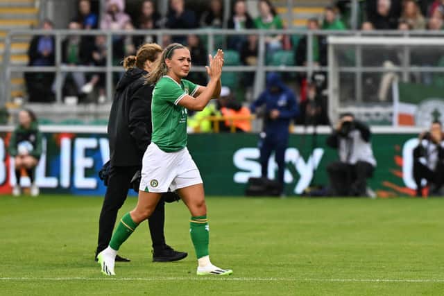 Katie McCabe will be a huge player for Republic Of Ireland. Cr: Getty Images