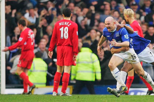 Lee Carsley was a tough tackling midfielder who played for Everton under David Moyes. (Getty Images)