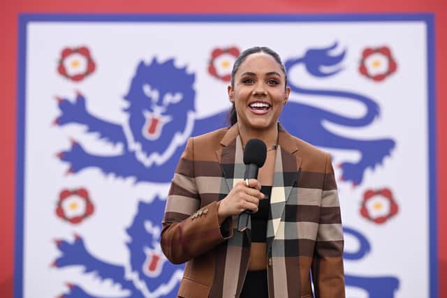 Alex Scott is one of the presenters for the Women's World Cup coverage on BBC. (Getty Images)