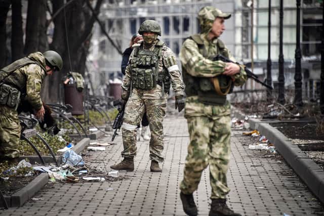 New statistical analysis has estimated the total number of Russia' war dead amid the war in Ukraine. (Credit: Getty images)