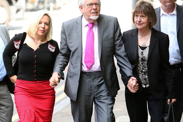 Rolf Harris Artist and daughter Bindi Harris arrives at Southwark Crown Court on June 25, 2014 in London, England. Mr Harris, who was arrested in March 2013 by police officers working for Operation Yewtree, denied 12 charges of indecent assault against four girls.  (Photo by Danny E. Martindale/Getty Images)