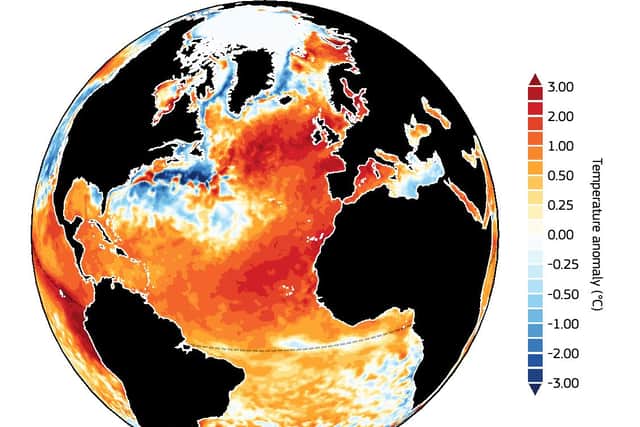 The extreme weather is being driven by El Nino, the irregular periodic variation in winds and sea surface temperatures over the tropical eastern Pacific Ocean. (Photo: C3S/ECMWF/PA Wire) 